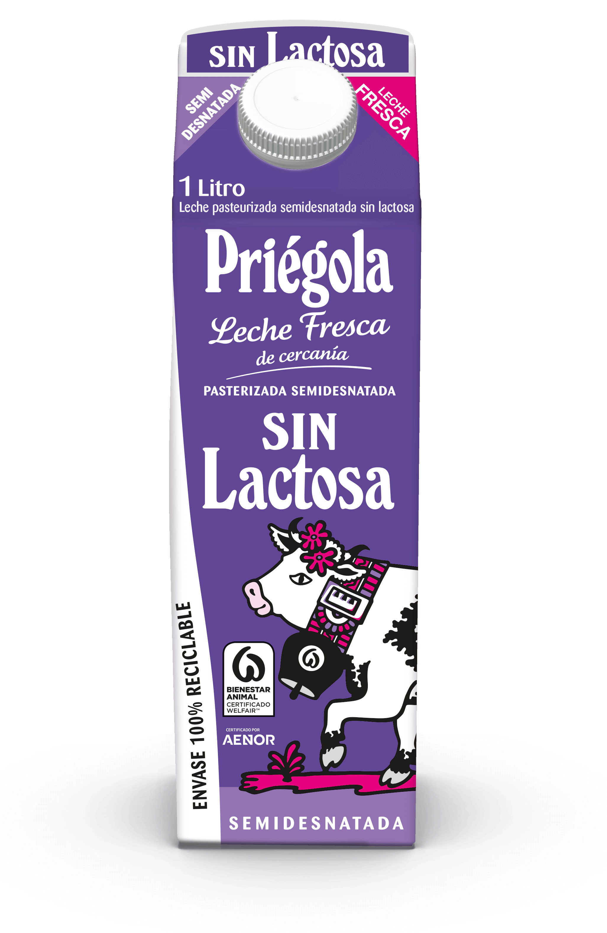 Leche Fresca Sin Lactosa - Priégola